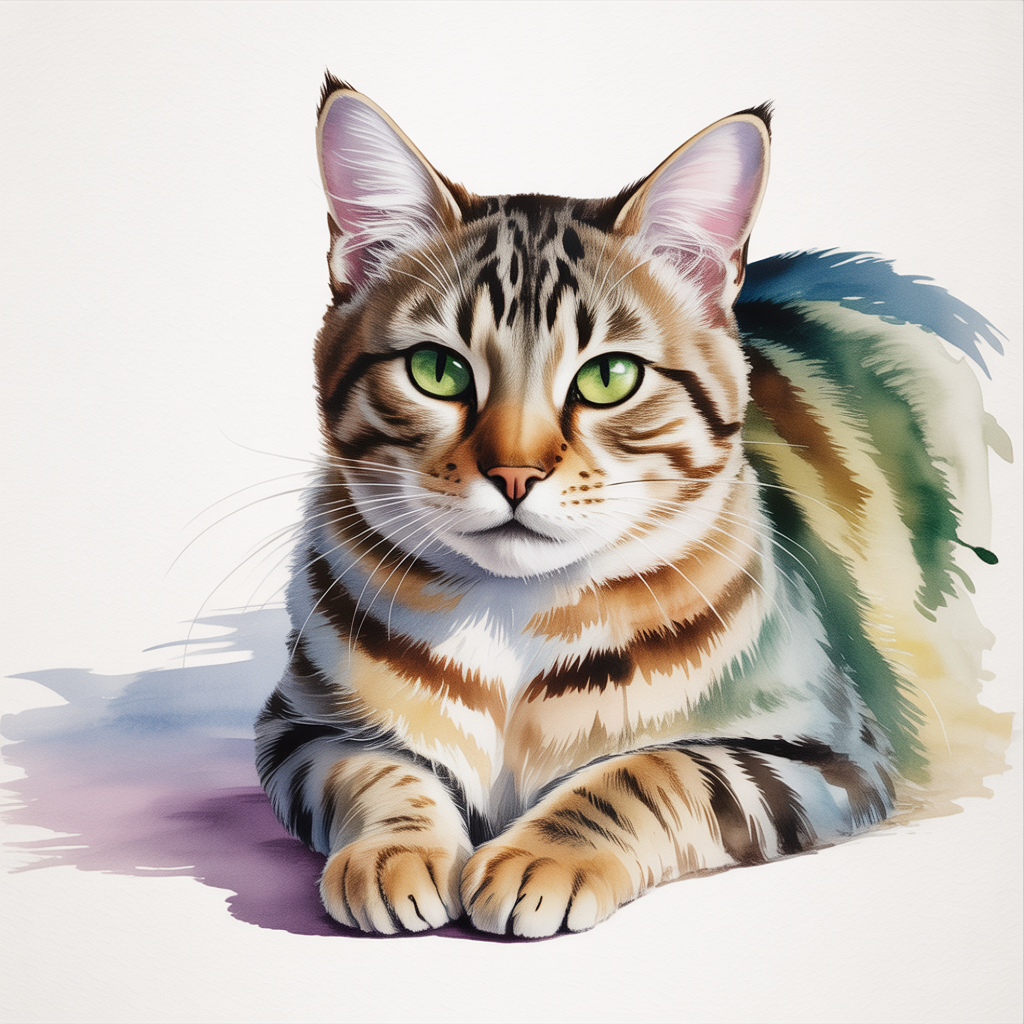 Watercolour memorial portrait