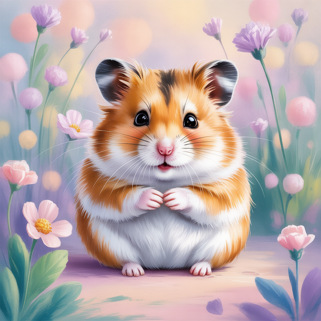Dreamy pastel memorial portrait